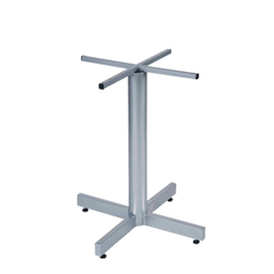 BASE NOGAL BEAT AR - 108 P | Base Mesa Restaurante | Base Acero Rectangular | Tubo Acero Redondo | Pintada | Interior - AR - 108 P - ALBAR - NOGAL BEAT -