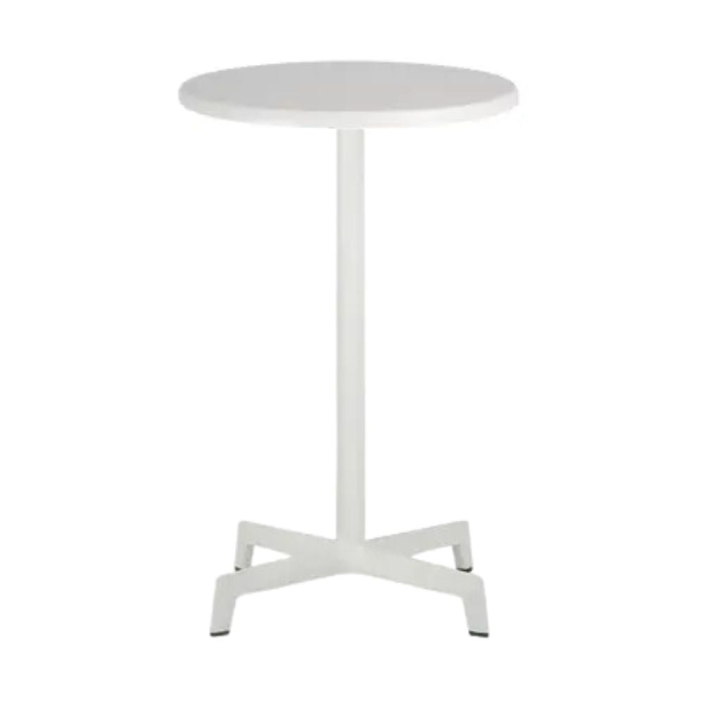 BASE Y CUBIERTA RESOL SPUTNIK HIGH 60 DIA WE | Pie de Mesa Alta con Cubierta WE para Restaurante | 110 cm | Aluminio Anodizado | Protección Rayos UV | Interior + Exterior - 02166 - Resol - NOGAL BEAT - mesa