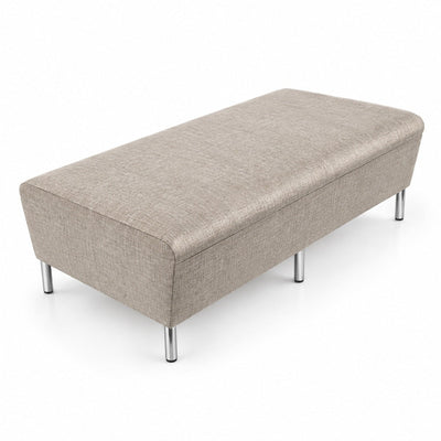 Chaise Longue Modular Mossa - VERSA OFFSET - Frente 120 cm - VO-624S - VERSA - NOGAL BEAT - Sillón Ocasional
