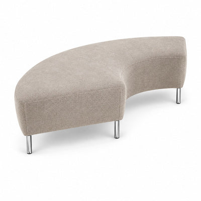 Chaise Longue Modular Mossa - VERSA OFFSET - Frente 192 cm - VO-648S - VERSA - NOGAL BEAT - Sillón Ocasional