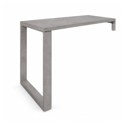 Escritorio de Oficina con 2 Patas para Montar - VERSA AXIO - Blanco/Gris - 140 × 75 cm - AO-155 - VERSA - NOGAL BEAT - Escritorio de Oficina