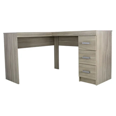 ESCRITORIO KINGSTRONG JM - 1184 FENIX 3C CONJ0360169 | Escritorio Uso de Oficina Tipo Secretarial | Amplio Espacio de Trabajo en "L" | Varios Colores | Madera | Interior - CONJ0360169 - Mundo In - NOGAL BEAT -