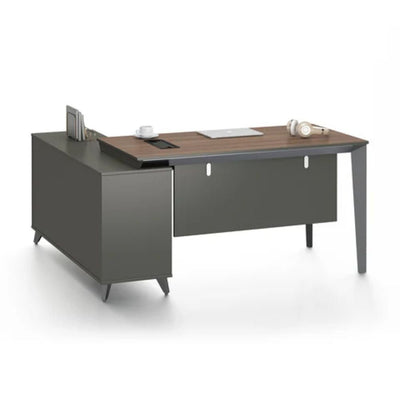 ESCRITORIO NOGAL BEAT ESCRITORIO EJECUTIVO LAT CRACOVIA 160 | Escritorio para Oficina Empresa | Interior - ESCR0904426 - Mundo In - NOGAL BEAT - Escritorio Ambientada