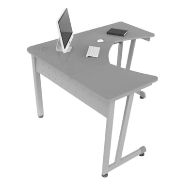 Escritorio para despacho - OFIK 233 - Varios Colores - Cubierta en Melamina y Estructura en Lámina - 233 - OFIK - NOGAL BEAT - Escritorio