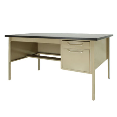 Escritorio para Estudio y Capacitación - NOGAL BEAT 120x70 ESCR0120122 - Metálico - ESCR0120122 - Mundo In - NOGAL BEAT - Escritorio