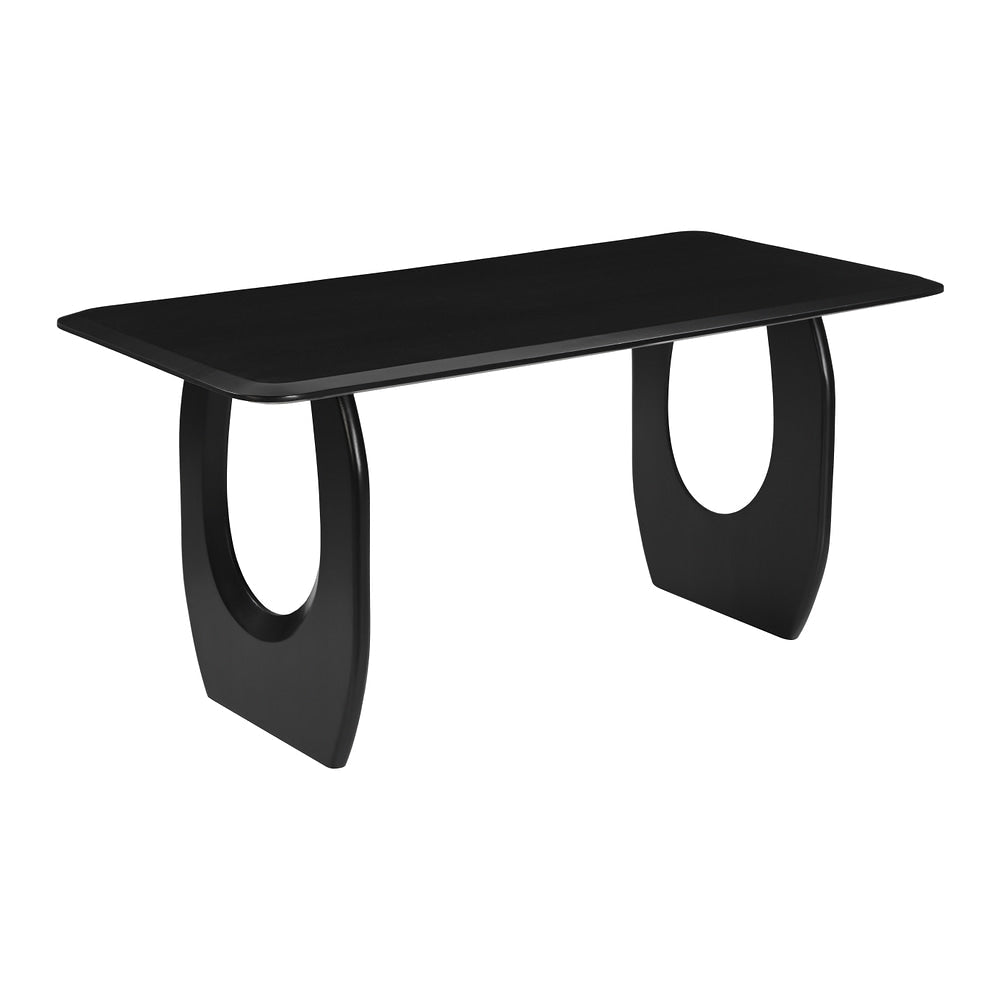 Escritorio para Home Office - ZUO ARASAN - Negro - Estructura y Cubierta en Madera de Acacia - 111068 - Zuo - NOGAL BEAT - Escritorio de Oficina