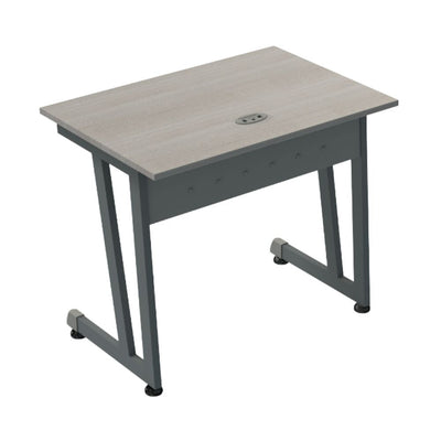 Escritorio para Hospital - OFIK 239 Piccolo 123S - Cubierta en Melamina y Estructura en Acero - 239 - OFIK - NOGAL BEAT - Escritorio