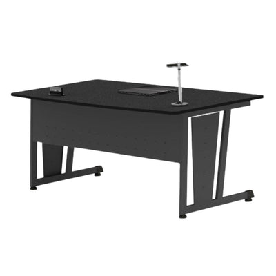 Escritorio para Oficina - OFIK 234 - Cubierta en Melamina y Estructura en Acero - 234 - OFIK - NOGAL BEAT - Escritorio