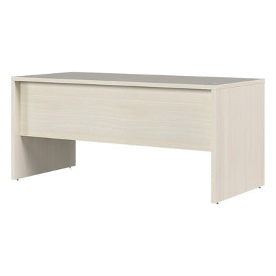 Escritorio Recto para Área Administrativa - GEBESA PRIME - Frente 165 cm - Fondo 75 cm - Estructura de Melamina - GBR235165 - GEBESA - NOGAL BEAT - Escritorio de Oficina