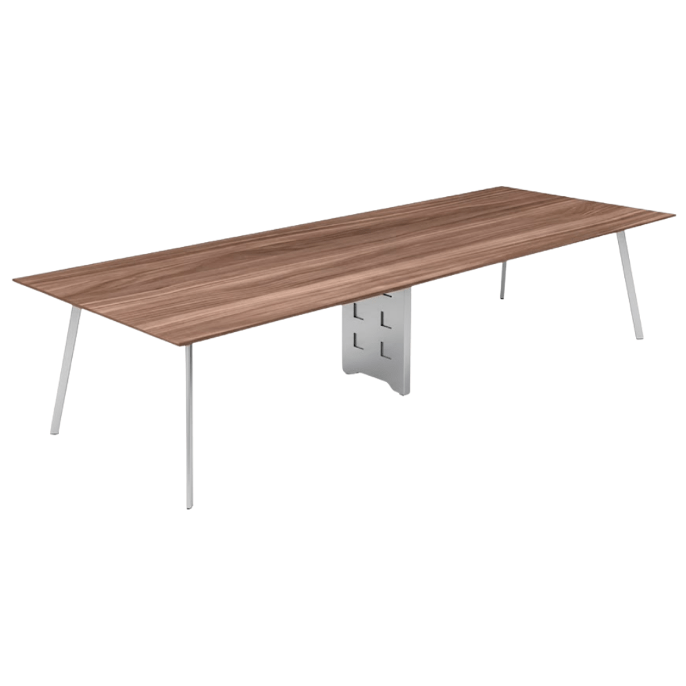 Estación de Trabajo para Empresa - NOGAL BEAT SAINZ 300 x 120 - Varios Colores - Estructura Con Cubierta - Estación Sainz 300x120 Estructura c/ cubierta 19mm - MOBILIARIO EN MOVIMIENTO - NOGAL BEAT - Escritorio