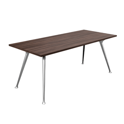 Estación de Trabajo para Empresa - NOGAL BEAT ZOOM 180 x 80 - Aluminio - Estructura Con Cubierta - Estación ZOOM 180X80 Estructura c/ cubierta 19mm - MOBILIARIO EN MOVIMIENTO - NOGAL BEAT - Estación