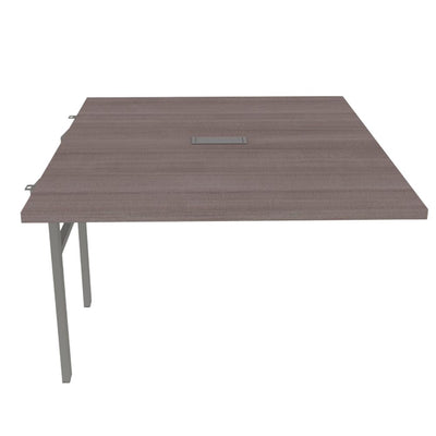 Extesion Mesa de Juntas para Universidad - OFIK E - LINK 910 - Cubierta en Melamina y Estructura en Acero - OFK 910 - OFIK - NOGAL BEAT - Mesa de Juntas