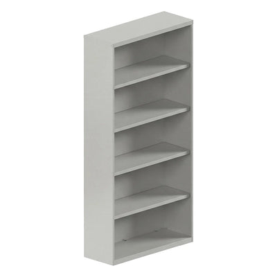 Librero a Piso Abierto para Archivo - GEBESA ARKA - Altura 180 cm - Cuerpo de Acero - GAG464180 - GEBESA - NOGAL BEAT - Librero