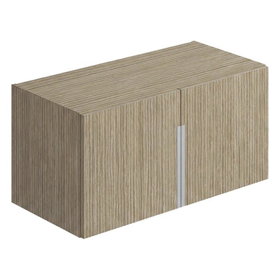 Librero Colgante Sencillo para Oficina Privada - GEBESA BENTO - Frente 75 cm - Cuerpo de Aglomerado - GCB469075 - GEBESA - NOGAL BEAT - Librero