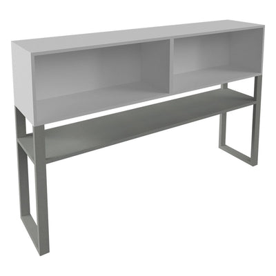 Librero sobre Credenza para Despacho - GEBESA G-CONNECT - Frente 180 cm - Abierto - GBG479180 - GEBESA - NOGAL BEAT - Librero