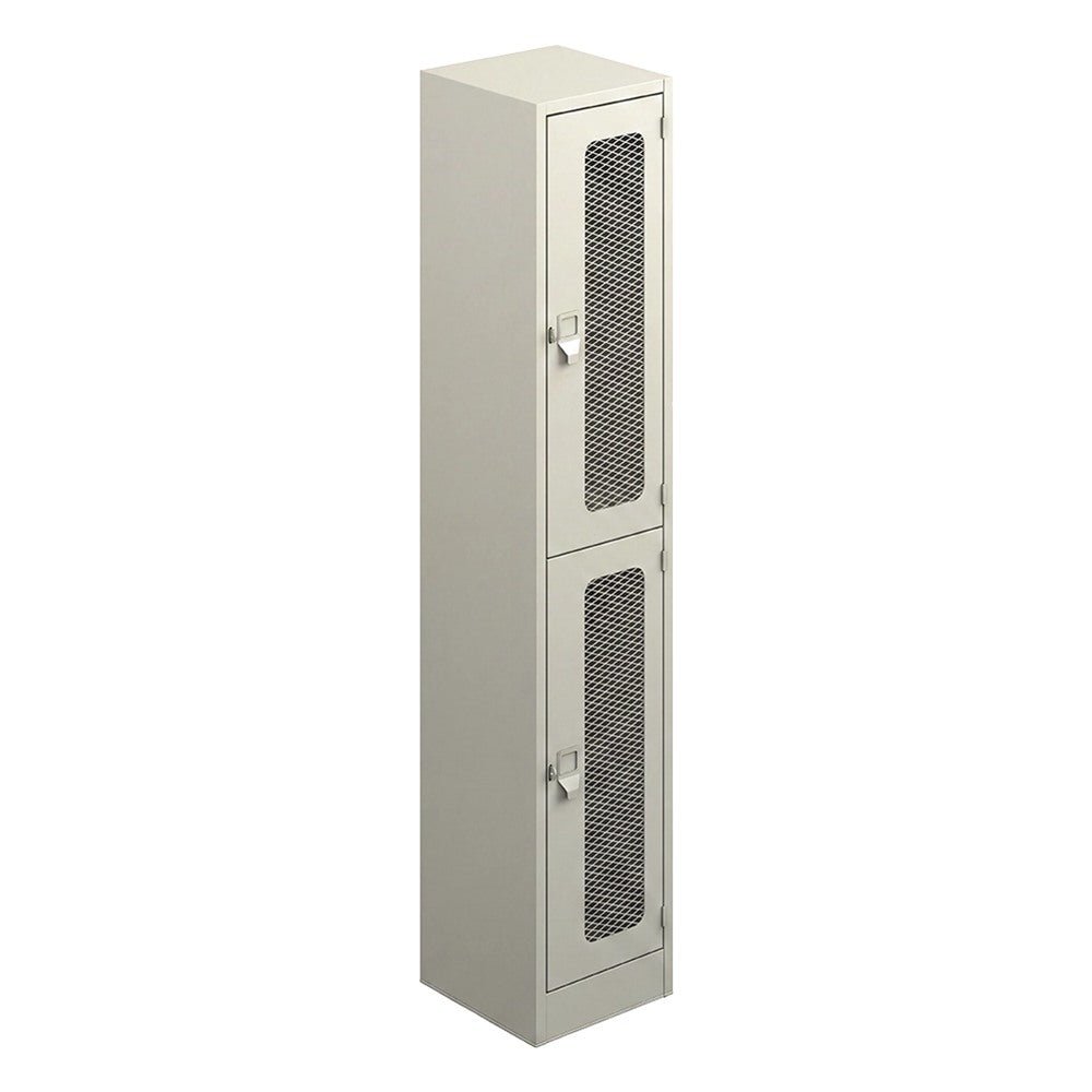 Locker Metálico para Vestidor - GEBESA ARCHIVO Y ALMACENAJE - Frente 36 cm - 2 Puertas con Malla 3B - GAA752 - GEBESA - NOGAL BEAT - Archivero
