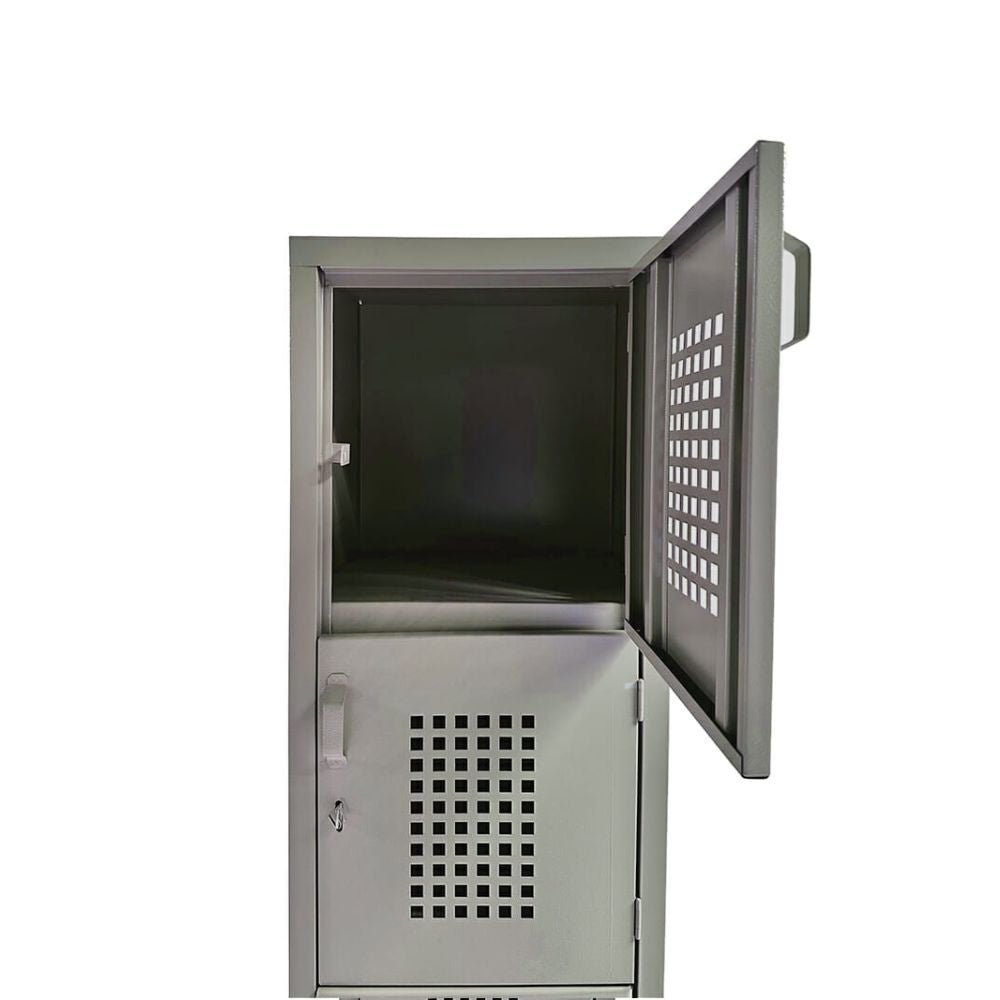 LOCKER OFIK 321 | Locker para Empresa | 5 Puertas | Perforado | Interior - OFK 321 - OFIK - NOGAL BEAT - Mobiliario