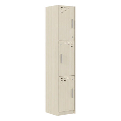 Locker para Vestidor - GEBESA PRIME - Frente 36 cm - 3 Puertas Recto - GBR743 - GEBESA - NOGAL BEAT - Archivero