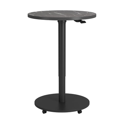 Mesa Alta para Pub - ZUO MULE - Varios Colores - Cubierta de Madera de Ingeniería Símil Mármol y Estructura de Acero con Recubrimiento en Polvo - 111130 - Zuo - NOGAL BEAT - Mesa Comercial Interior