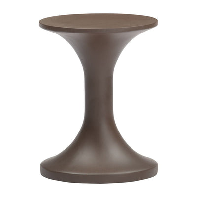 Mesa Auxiliar de Terraza para Áreas de Estar - ZUO ARKA - Café - Cubierta de Poli Cemento Símil Terrazo y Estructura de Poli Cemento - 704208 - Zuo - NOGAL BEAT - Mesa de Terraza
