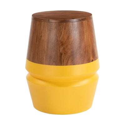Mesa Auxiliar para Consultorio - ZUO TORNOS - Varios Colores - Estructura y Cubierta en Acacia Maciza - 111116 - Zuo - NOGAL BEAT - Mesa Comercial Interior