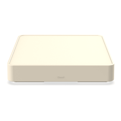 Mesa Auxiliar para Exterior - RESOL BRISA MESA BAJA - Varios Colores - 1 Base - Tablero HPL - 06769 - Resol - NOGAL BEAT - Mesa de Terraza