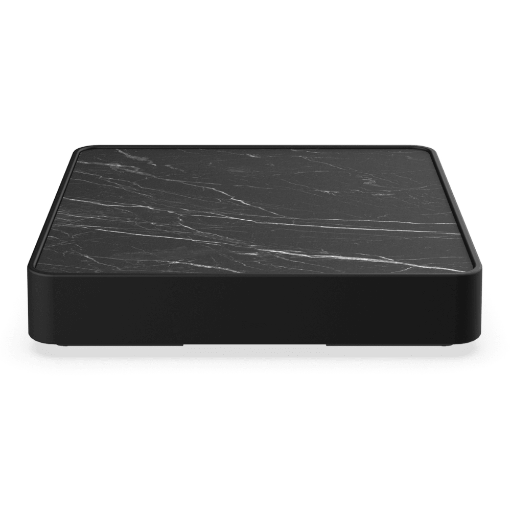 Mesa Auxiliar para Exterior - RESOL BRISA MESA BAJA - Varios Colores - 1 Base - Tablero HPL - 06771 - Resol - NOGAL BEAT - Mesa de Terraza