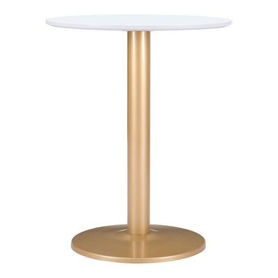 Mesa Bistró para Hotel - ZUO ALTO 60x60 101570 - Varios Colores - Cubierta de MDF Pintado y Estructura de Acero con Recubrimiento en Polvo - 101570 - Zuo - NOGAL BEAT - Mesa Comercial Interior