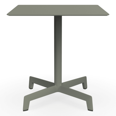 Mesa Comercial al Aire Libre Cuadrada - RESOL SPUTNIK 70x70 - Varios Colores - Estructura de Aluminio y Pie en Poliamida - 06130 - Resol - NOGAL BEAT - Mesa de Terraza