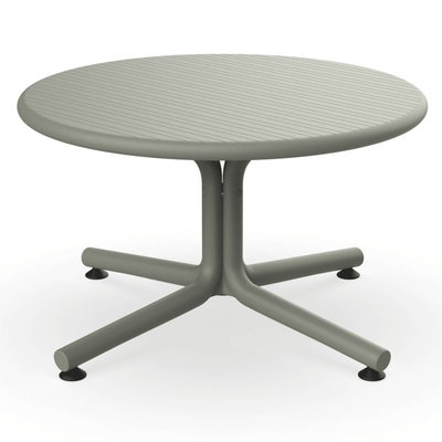 Mesa Comercial Baja al Aire Libre Circular - RESOL BINI LOUNGE - Varios Colores - Protección UV - 5399 - Resol - NOGAL BEAT - Mesas
