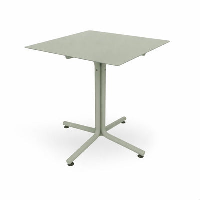 Mesa Comercial Cuadrada - RESOL BINI HPL - Varios Colores - Protección UV - Pie en Polipropileno - 06626 - Resol - NOGAL BEAT - Mesas