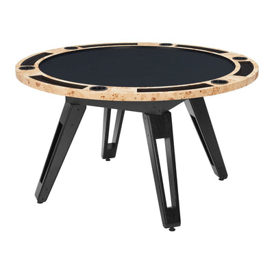 Mesa Comercial para Food Court - ZUO BURL - Natural - Cubierta de MDF con Chapa de Raíz y Estructura de MDF - 110445 - Zuo - NOGAL BEAT - Mesa Comercial Interior