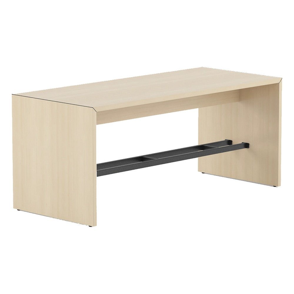 Mesa Comunal para Comedor Institucional - GEBESA GRC DYLAN - Alto 90 cm - GGRD530246036 - GEBESA - NOGAL BEAT - Mesa Comercial Interior