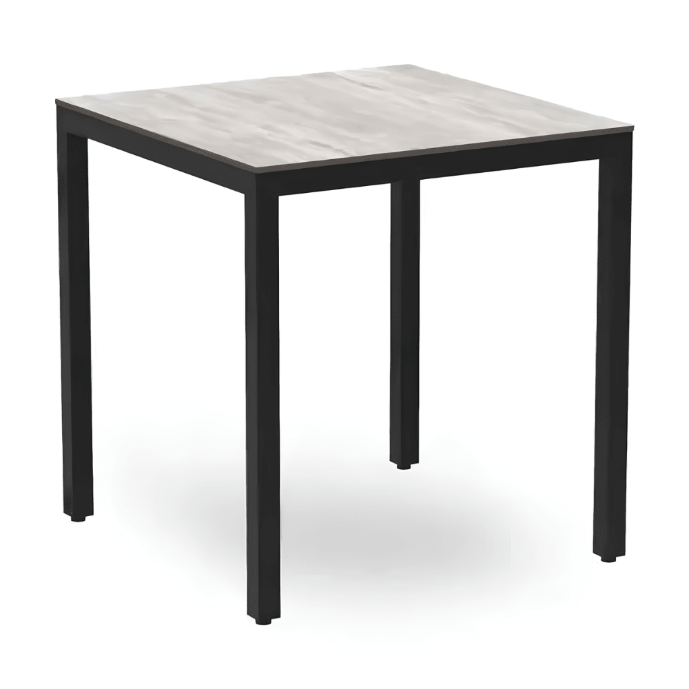 Mesa Cuadrada para Bistró - RESOL BARCINO COMPACT SQUARE 70X70 - Varios Colores - Estructura Aluminio - 04021 - Resol - NOGAL BEAT - Mesas