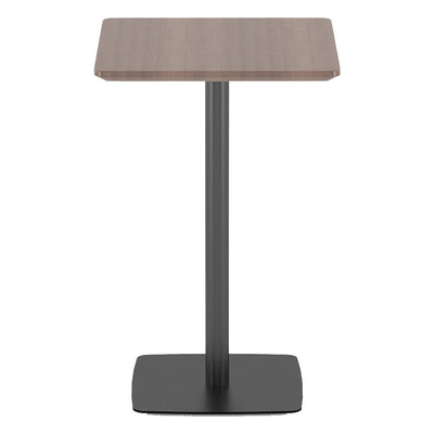 Mesa Cuadrada para Comedor de Empresa - GEBESA GRC ONESIMA - Frente 60 cm - Alto 105 cm - GGRO565242442 - GEBESA - NOGAL BEAT - Mesa Comercial Interior