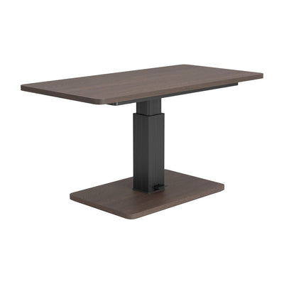 Mesa de Comedor para Salón de Eventos - ZUO BRULE - Varios Colores - Cubierta de Chapa de Madera Madera de Ingeniería y Estructura de Acero con Recubrimiento en Polvo - 111134 - Zuo - NOGAL BEAT - Mesa Comercial Interior