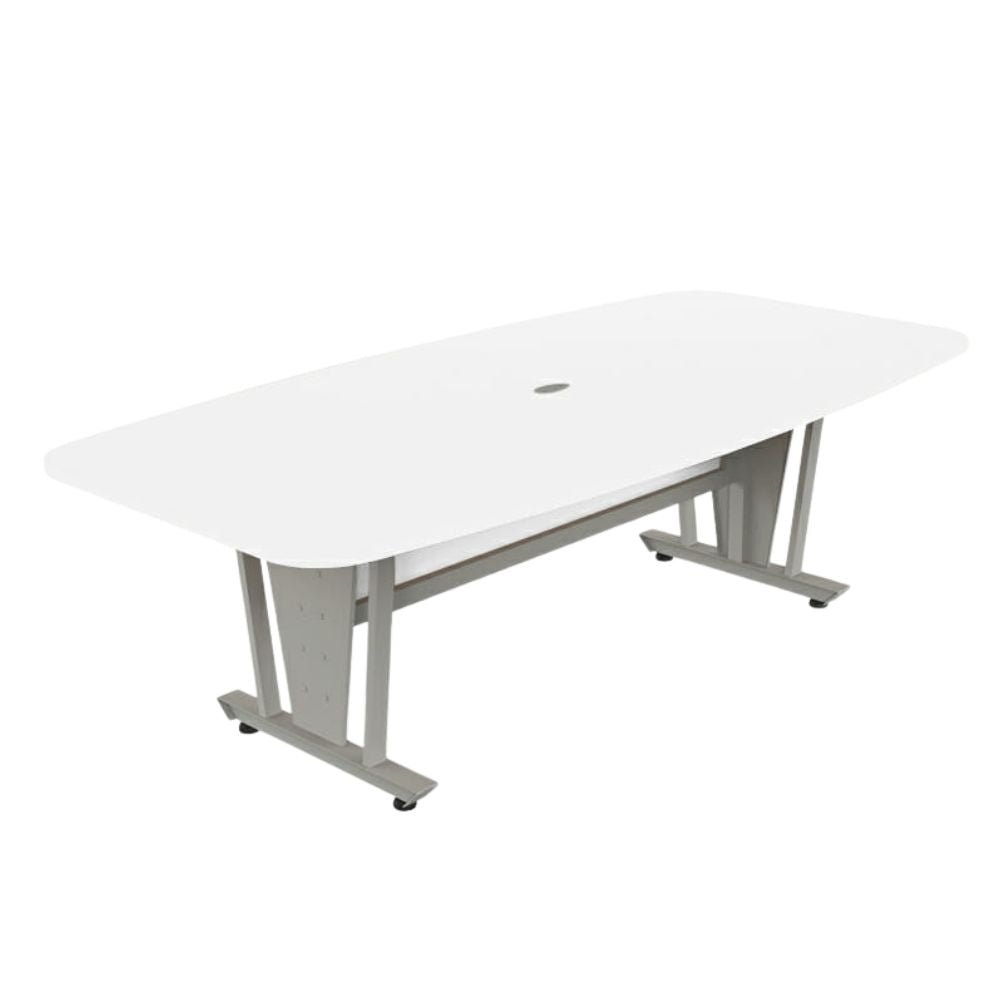 Mesa de Juntas para despacho - OFIK 249 118XL - Cubierta en Melamina y Estructura en Acero - 249 - OFIK - NOGAL BEAT - Mesa de Juntas