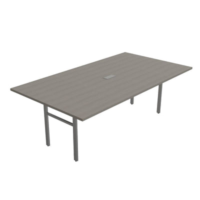 Mesa de Juntas para despacho - OFIK E - LINK 909 - Cubierta en Melamina y Estructura en Acero - 909 - OFIK - NOGAL BEAT - Mesa de Juntas