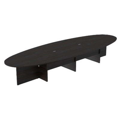 Mesa de Juntas para Hospital - OFIK 251 enzzo 21814 - Cubierta en Melamina y Estructura en Acero - 251 - OFIK - NOGAL BEAT - Mesa de Juntas