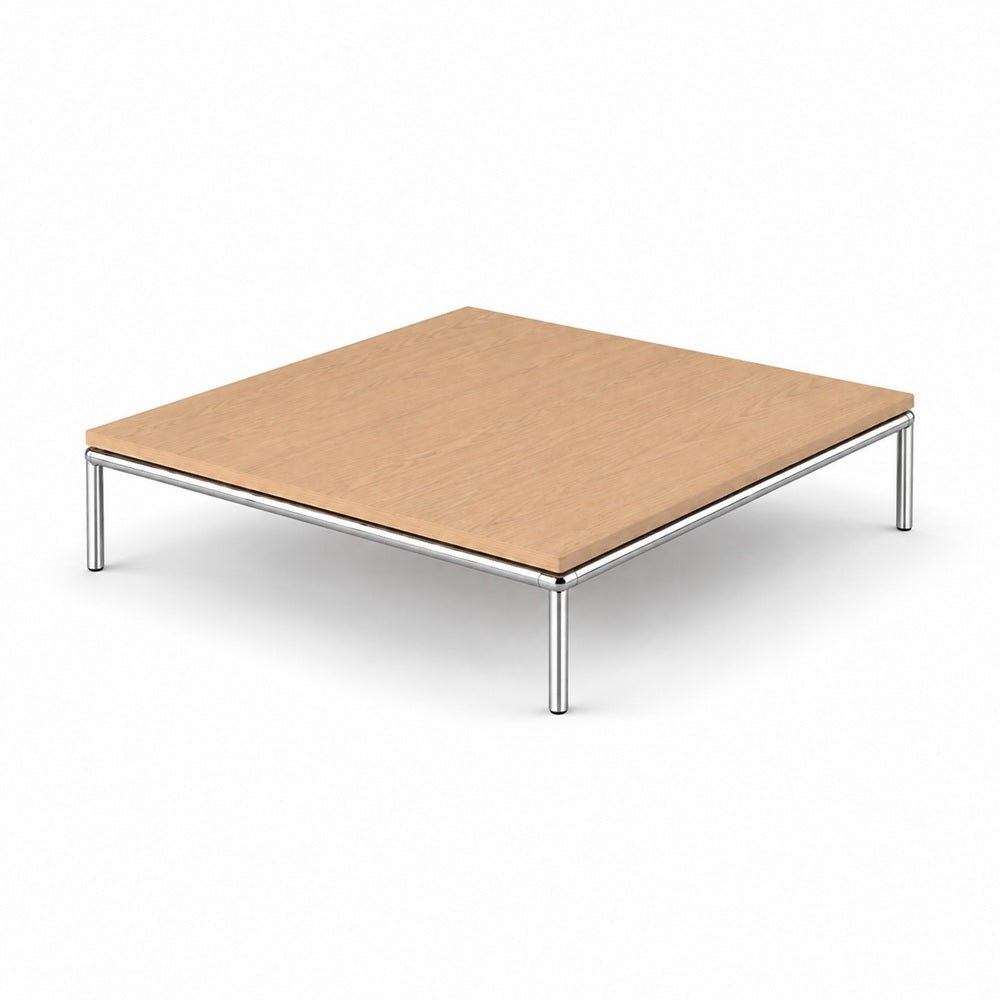 Mesa de Juntas para Oficina Esquinera Mossa - VERSA OFFSET - Cubierta de Aglomerado Melamínico 19mm con Estructura - VO-665 - VERSA - NOGAL BEAT - Mesa de Juntas