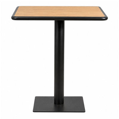 Mesa de Terraza para Cafetería - NOGAL BEAT TOMÁS - Natural - Poliwood y Aluminio - MESA TOMÁS 70 x 70 Natural - CAMCO - NOGAL BEAT - Mesa de Terraza