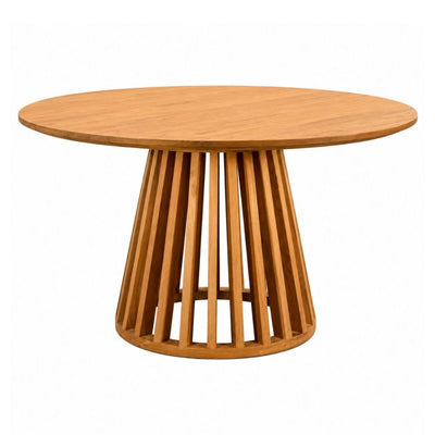 Mesa de Terraza para Hotel - NOGAL BEAT ROBERTA - Ø135 cm - Natural - Teca - MESA ROBERTA D:135 Natural - CAMCO - NOGAL BEAT - Mesa de Terraza
