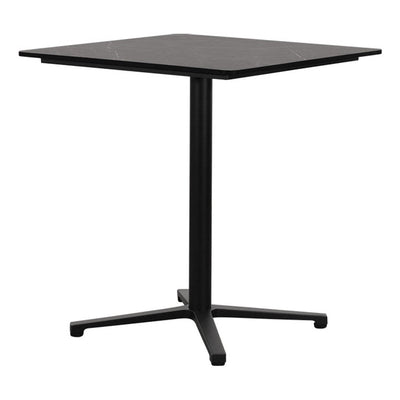 Mesa de Terraza para Restaurante - NOGAL BEAT DAMIAN - Negro - Aluminio y Melamina - MESA DAMIAN 70 x 70 Negro - CAMCO - NOGAL BEAT - Mesa de Terraza