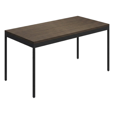Mesa de Trabajo para Área Operativa - GEBESA NOVA - Frente 180 cm - Estructura Metálica - GAN510180 - GEBESA - NOGAL BEAT - Escritorio de Oficina