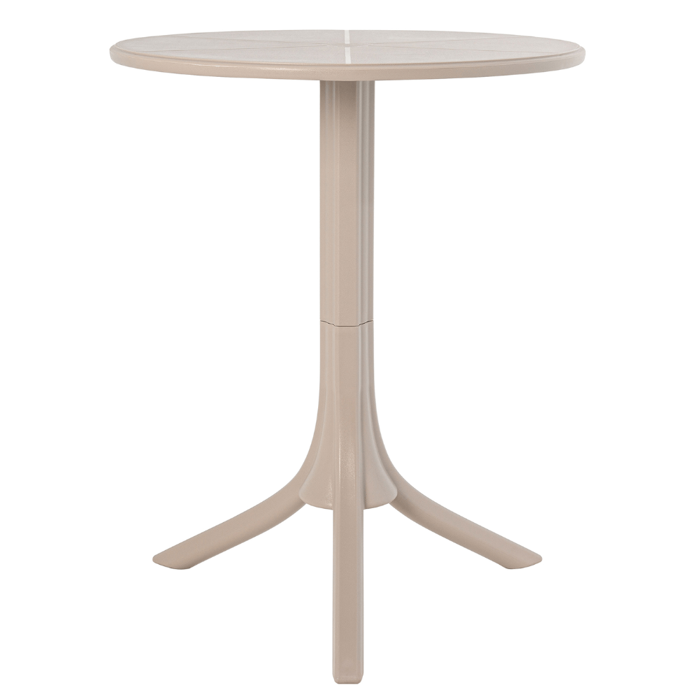 MESA OFFIHO SEATTLE OHM - 7101 | Mesa Comercial Funcional Restaurante | Redonda| Interior - OHM - 7101 - OFFIHO - NOGAL BEAT -