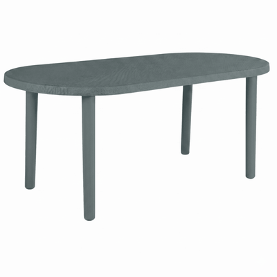 Mesa Ovalada al Aire Libre Reciclada - RESOL OLOT RECYCLED 180 X 90 - Varios Colores - 4 Puntas con Agujero Parasol y Protección UV - 6477 - Resol - NOGAL BEAT - Mesas