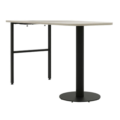 Mesa Periquera Alta Vcool con Soporte para Tv - VERSA MESAS ALTAS VCOOL - VL-3900S - VERSA - NOGAL BEAT - Mesa Periquera