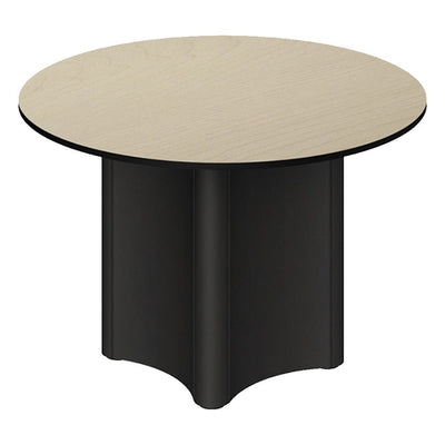 Mesa Redonda de Juntas Base Dado - GEBESA CYBER - Diámetro 120 cm - GAK576120TML - GEBESA - NOGAL BEAT - Mesa de Juntas