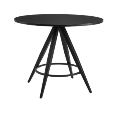 Mesa Redonda para Cafetería - ZUO 110052 DINOS DINING TABLE - Negro - Estructura y Cubierta en Madera - 110052 - Zuo - NOGAL BEAT - Mesas