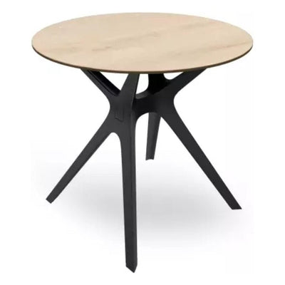 Mesa Redonda para Restaurante Protección UV - RESOL VELA S Ø90 - Varios Colores - Fibra de Vidrio con PP - 04047 - Resol - NOGAL BEAT - Mesa Comercial Exterior